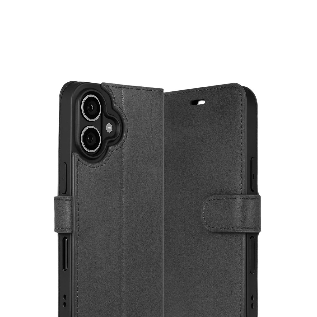 Apple İphone 17 Trend S Plus Kapaklı Kılıf - Siyah