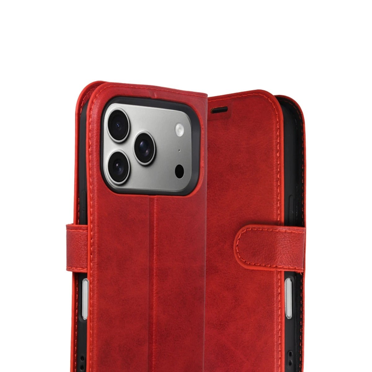 Apple İphone 17 Pro Max Trend S Plus Kapaklı Kılıf - Kırmızı Apple İphone 17 Pro Max Trend S Plus Kapaklı Kılıf - Kırmızı