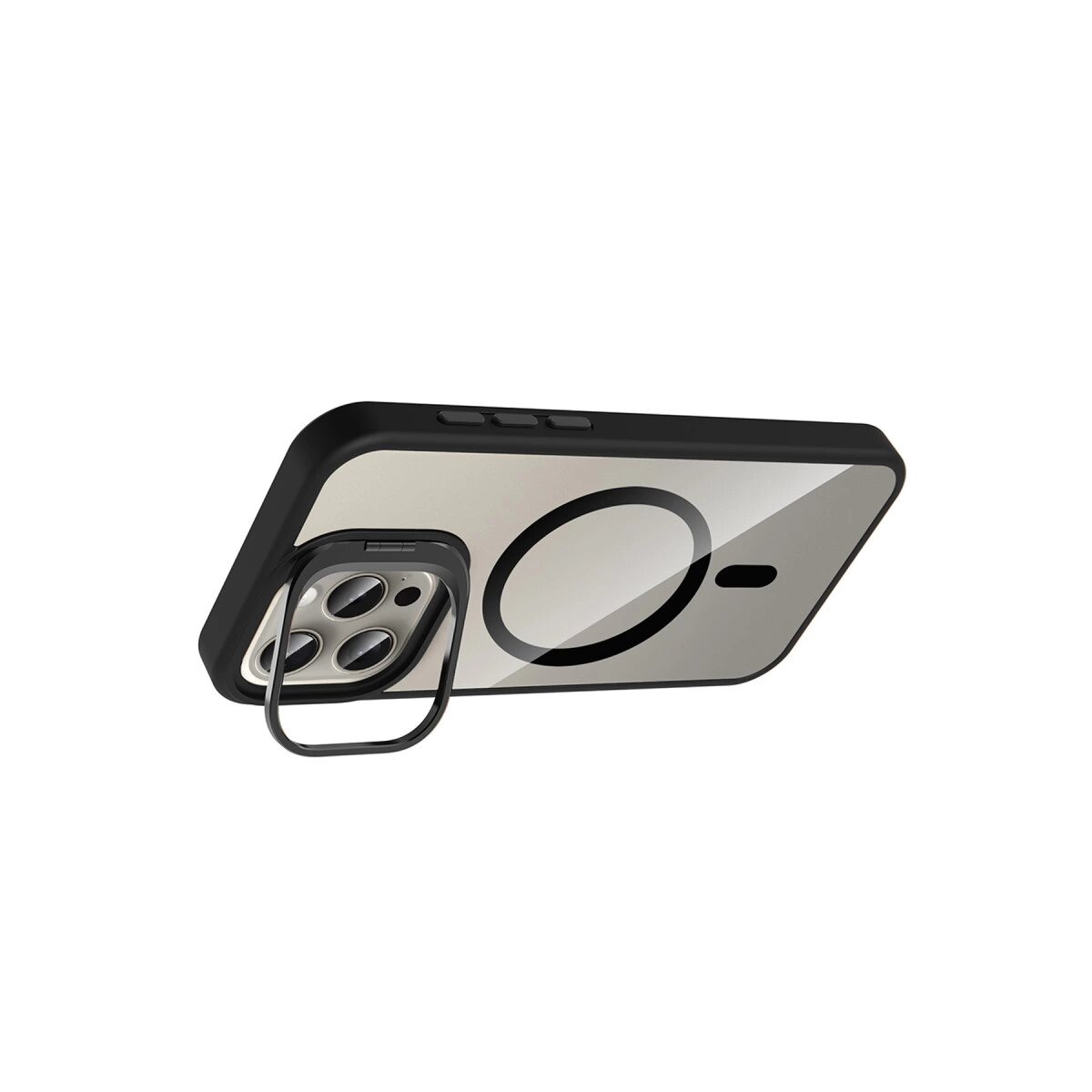 Joko Apple İphone 14 Pro Max Remim Lensli Magsafe Standlı Kapak - Siyah Joko Apple İphone 14 Pro Max Remim Lensli Magsafe Standlı Kapak - Siyah