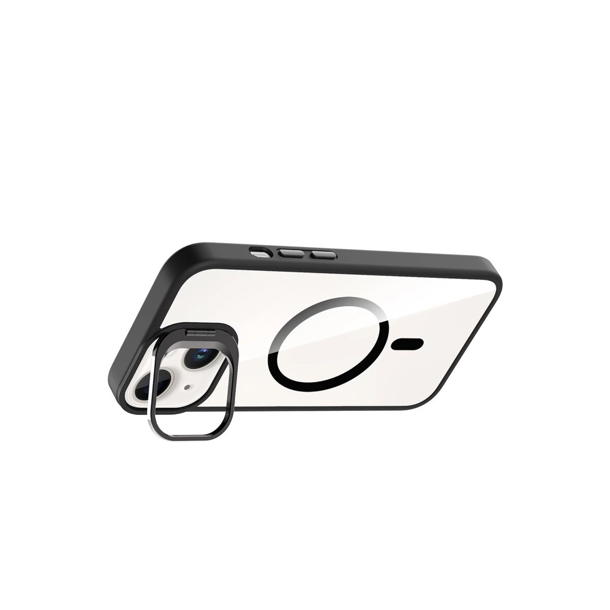 Joko Apple İphone 15 Plus Remim Lensli Magsafe Standlı Kapak - Siyah Joko Apple İphone 15 Plus Remim Lensli Magsafe Standlı Kapak - Siyah