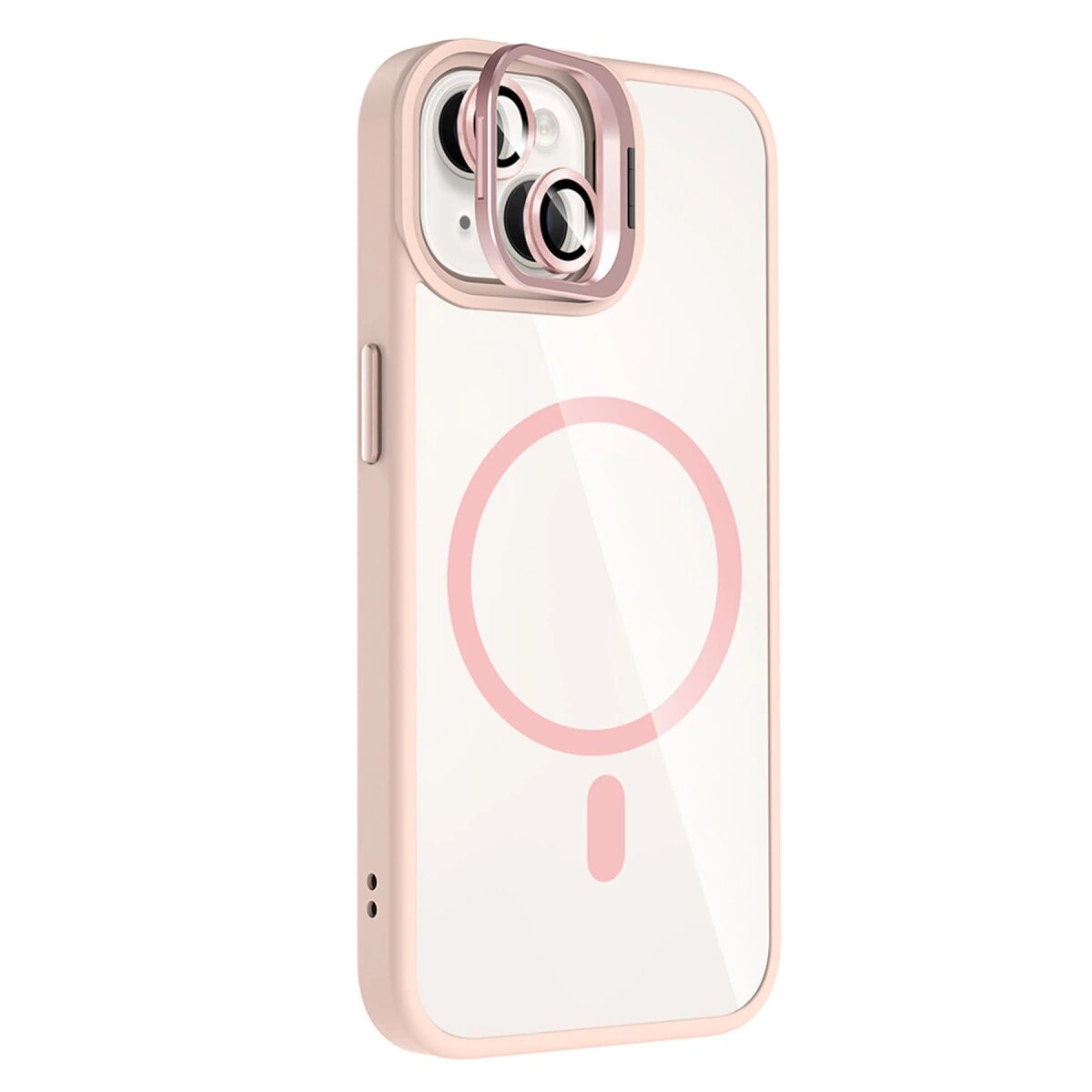Joko Apple İphone 13 Remim Lensli Magsafe Standlı Kapak - Pembe Joko Apple İphone 13 Remim Lensli Magsafe Standlı Kapak - Pembe
