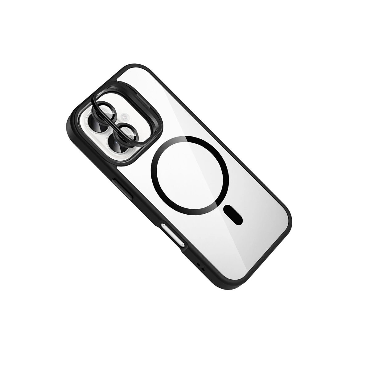 Joko Apple İphone 16 Remim Lensli Magsafe Standlı Kapak - Siyah Joko Apple İphone 16 Remim Lensli Magsafe Standlı Kapak - Siyah