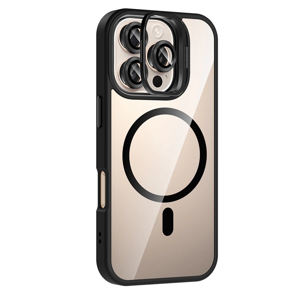 Joko Apple İphone 16 Pro Max Remim Lensli Magsafe Standlı Kapak - Siyah Joko Apple İphone 16 Pro Max Remim Lensli Magsafe Standlı Kapak - Siyah