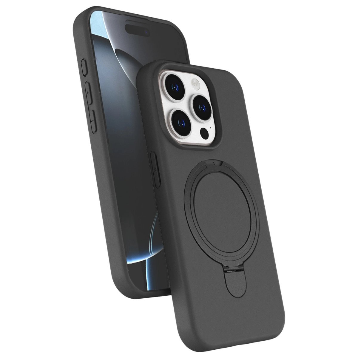Apple İphone 14 Pro Max Regal Magsafe Standlı Kapak - Titan Gri Apple İphone 14 Pro Max Regal Magsafe Standlı Kapak - Titan Gri
