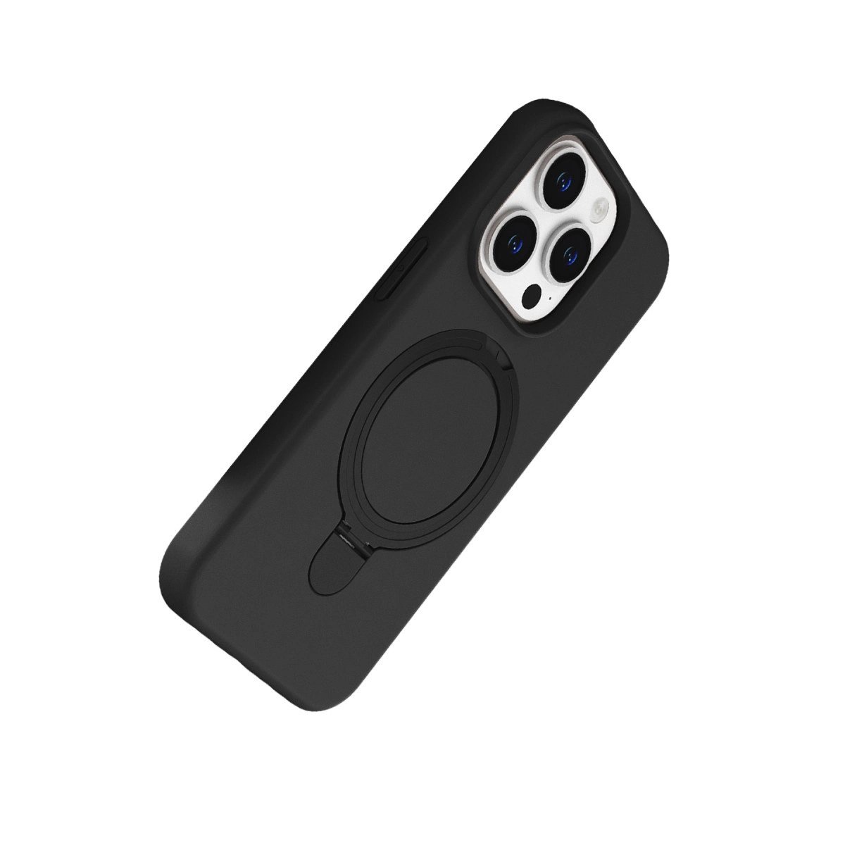 Apple İphone 15 Pro Max Regal Magsafe Standlı Kapak - Siyah Apple İphone 15 Pro Max Regal Magsafe Standlı Kapak - Siyah