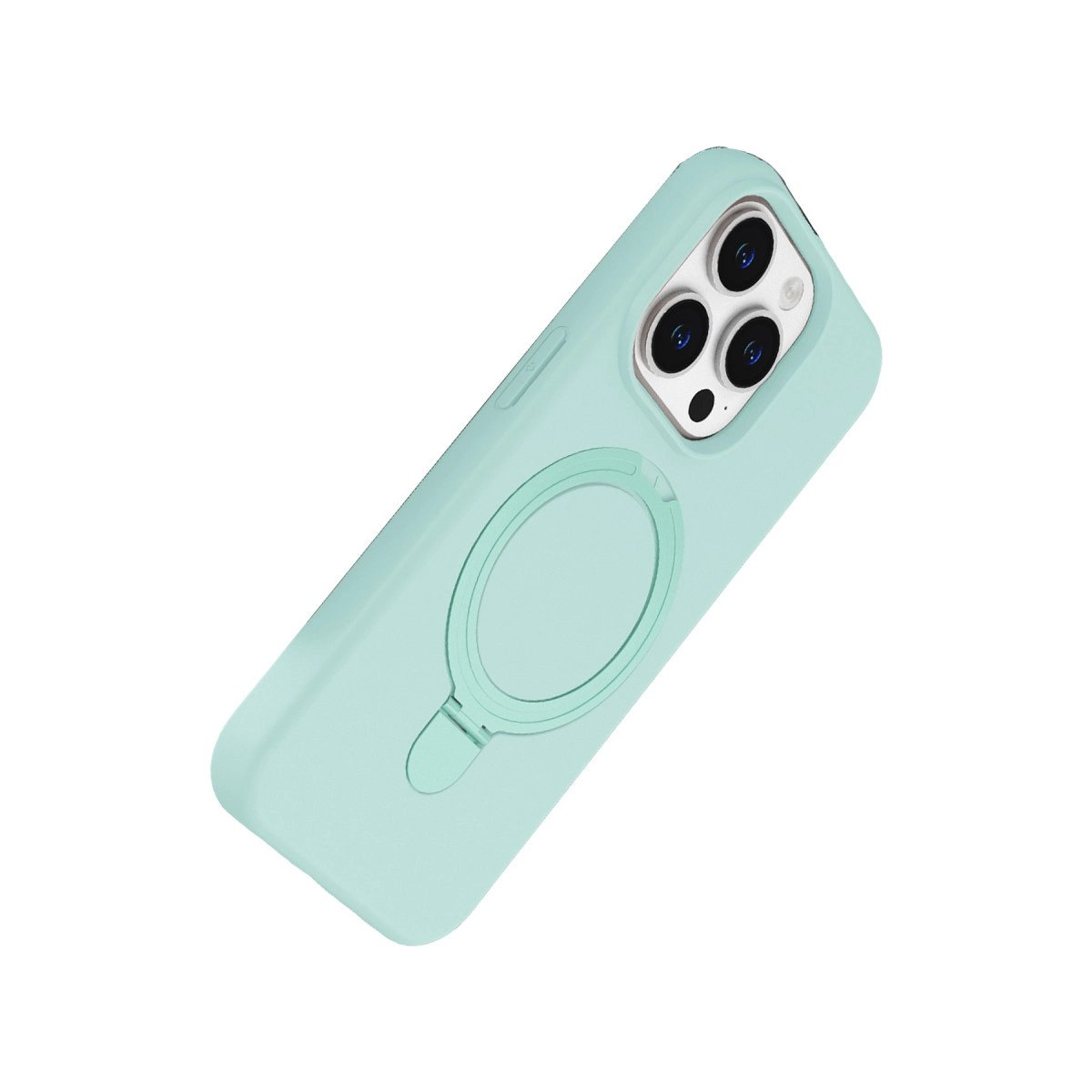 Apple İphone 15 Pro Max Regal Magsafe Standlı Kapak - Su Yeşili Apple İphone 15 Pro Max Regal Magsafe Standlı Kapak - Su Yeşili