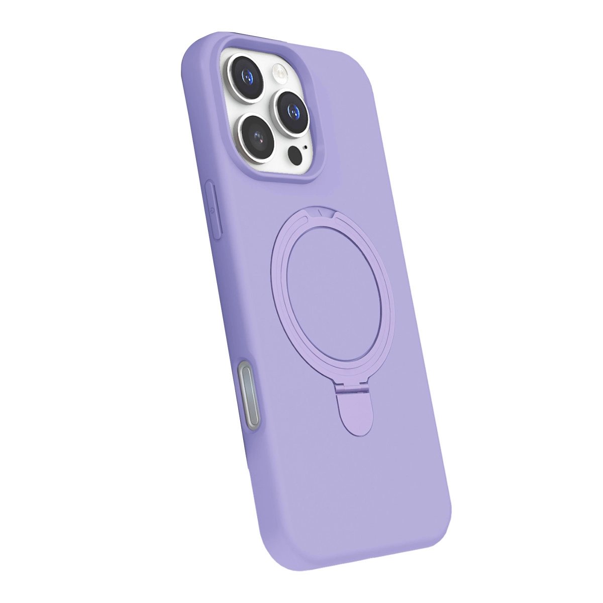 Apple İphone 16 Pro Regal Magsafe Standlı Kapak - Lila Apple İphone 16 Pro Regal Magsafe Standlı Kapak - Lila