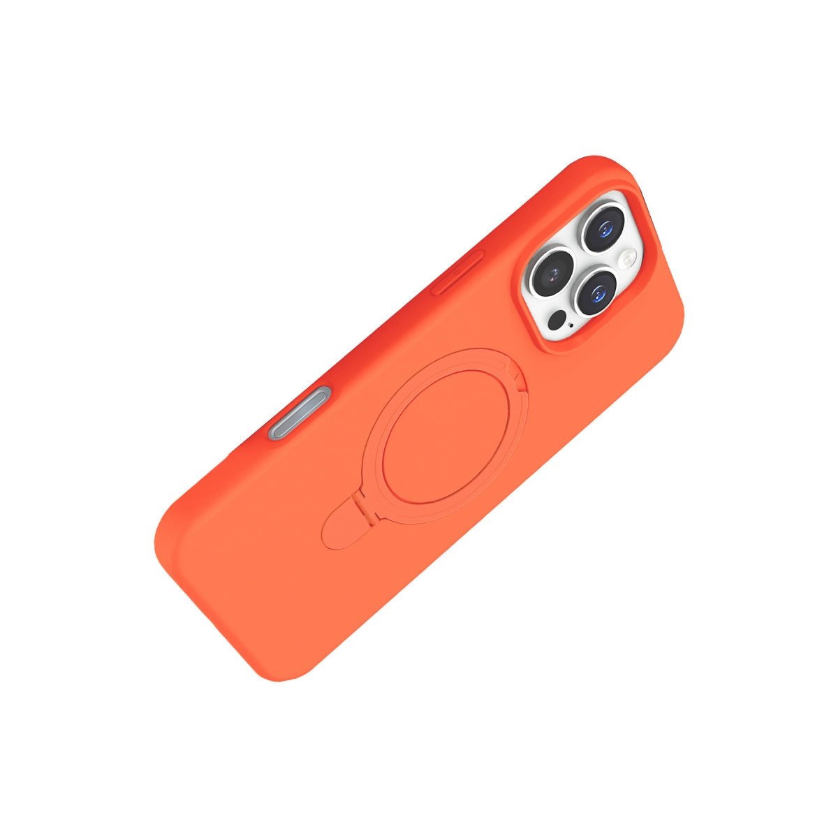 Apple İphone 16 Pro Regal Magsafe Standlı Kapak - Turuncu Apple İphone 16 Pro Regal Magsafe Standlı Kapak - Turuncu