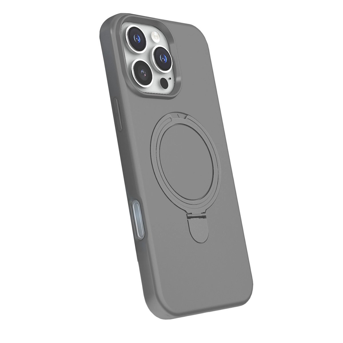 Apple İphone 16 Pro Max Regal Magsafe Standlı Kapak - Titan Gri Apple İphone 16 Pro Max Regal Magsafe Standlı Kapak - Titan Gri