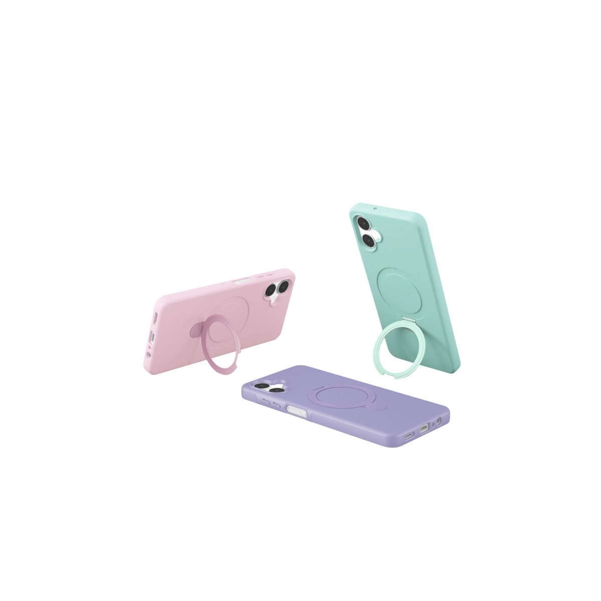 Samsung Galaxy A06 Regal Magsafe Standlı Kapak - Siyah Samsung Galaxy A06 Regal Magsafe Standlı Kapak - Siyah