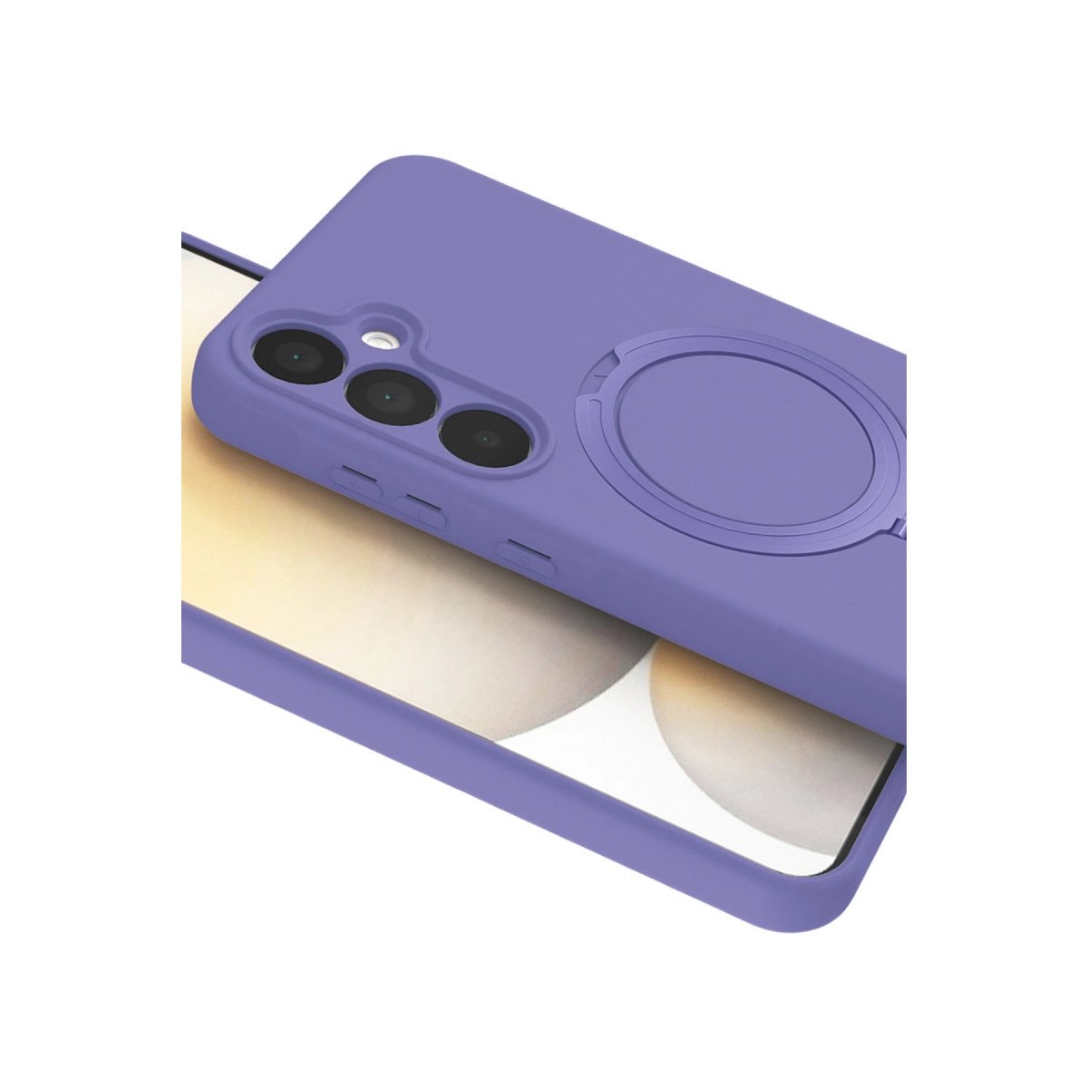 Samsung Galaxy A16 5g Regal Magsafe Standlı Kapak - Lila Samsung Galaxy A16 5g Regal Magsafe Standlı Kapak - Lila