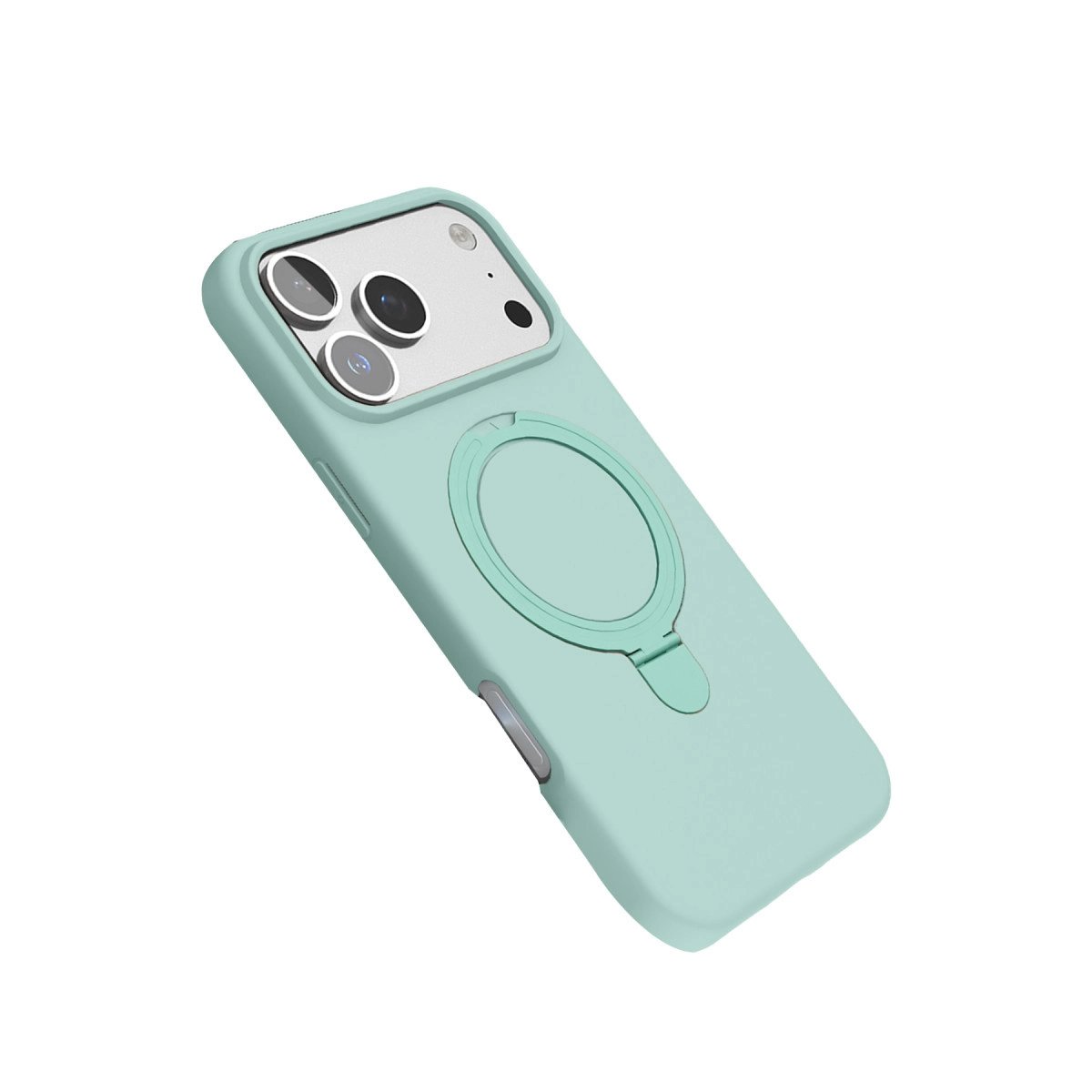Apple İphone 17 Pro Regal Magsafe Standlı Kapak - Su Yeşili Apple İphone 17 Pro Regal Magsafe Standlı Kapak - Su Yeşili