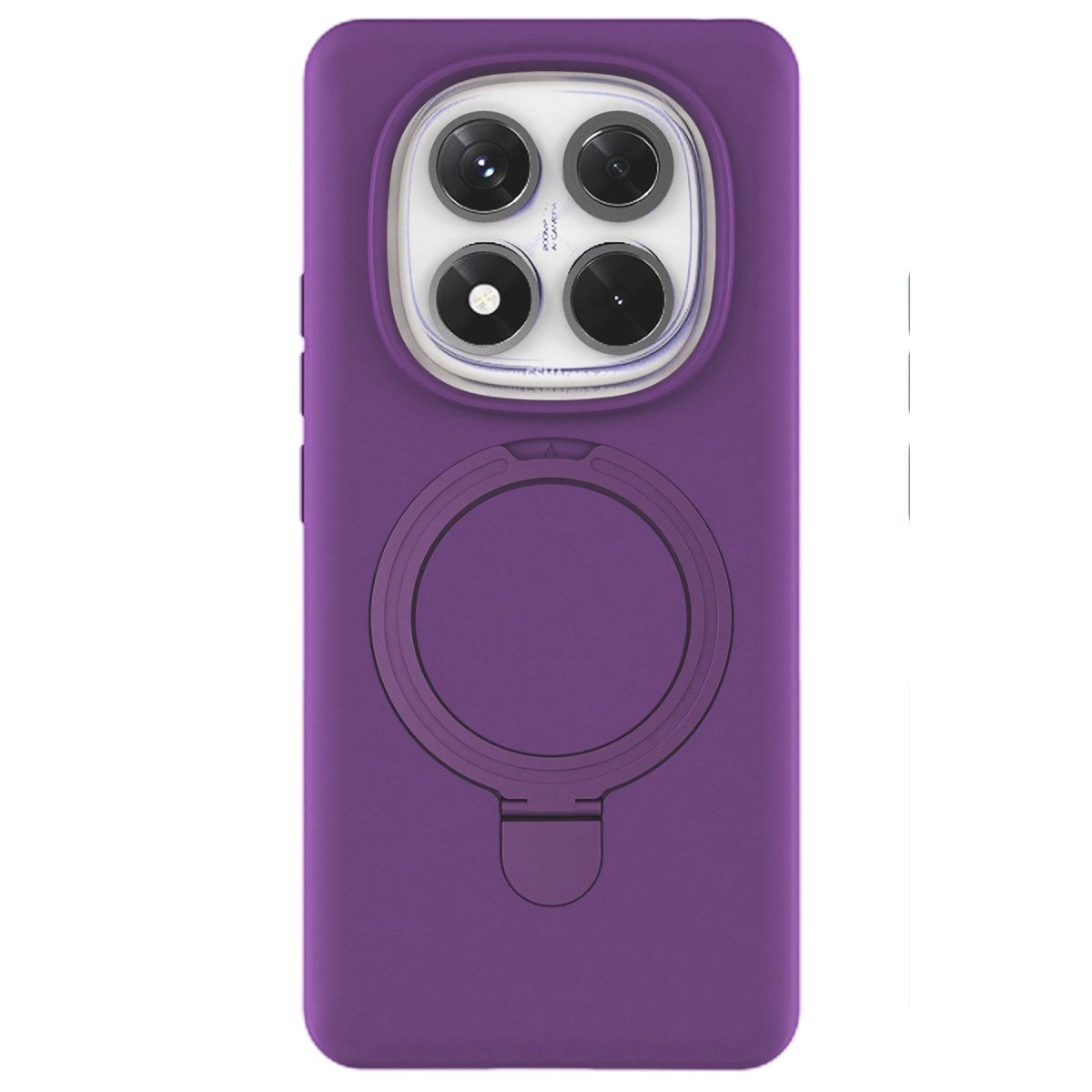 Xiaomi Redmi Note 14 Pro 4g Regal Magsafe Standlı Kapak - Derin Mor Xiaomi Redmi Note 14 Pro 4g Regal Magsafe Standlı Kapak - Derin Mor