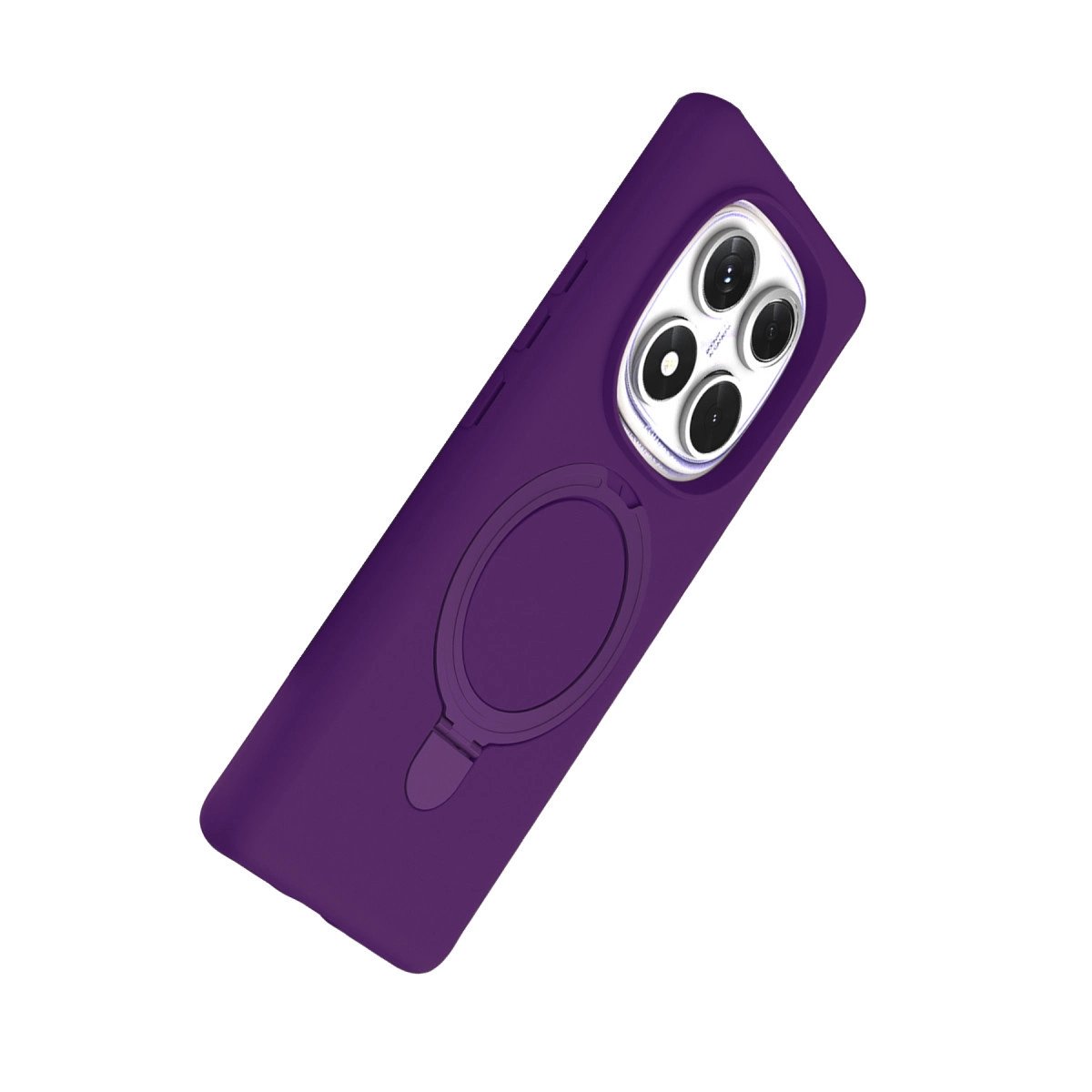 Xiaomi Redmi Note 14 Pro 4g Regal Magsafe Standlı Kapak - Derin Mor Xiaomi Redmi Note 14 Pro 4g Regal Magsafe Standlı Kapak - Derin Mor