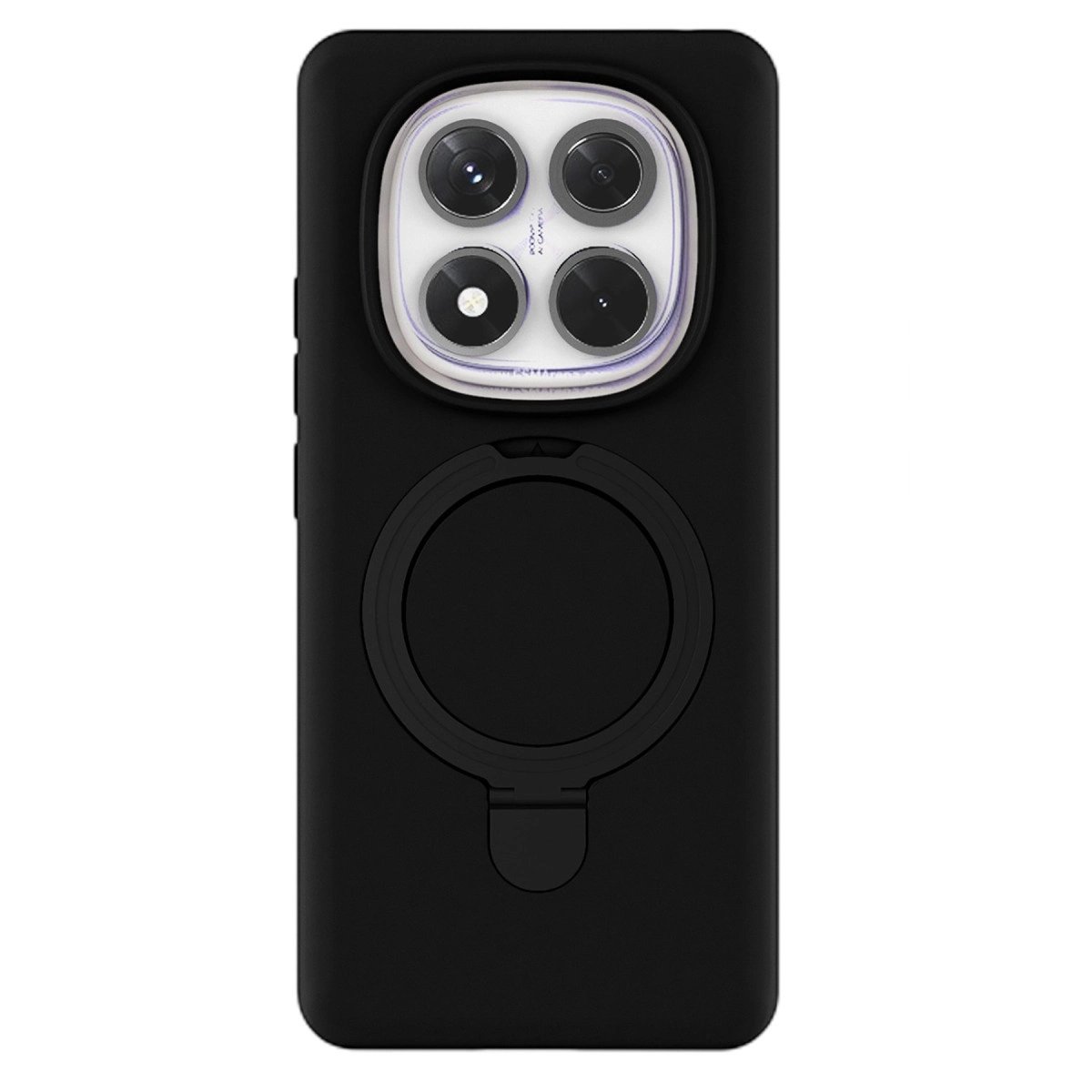 Xiaomi Redmi Note 14 Pro 4g Regal Magsafe Standlı Kapak - Siyah Xiaomi Redmi Note 14 Pro 4g Regal Magsafe Standlı Kapak - Siyah