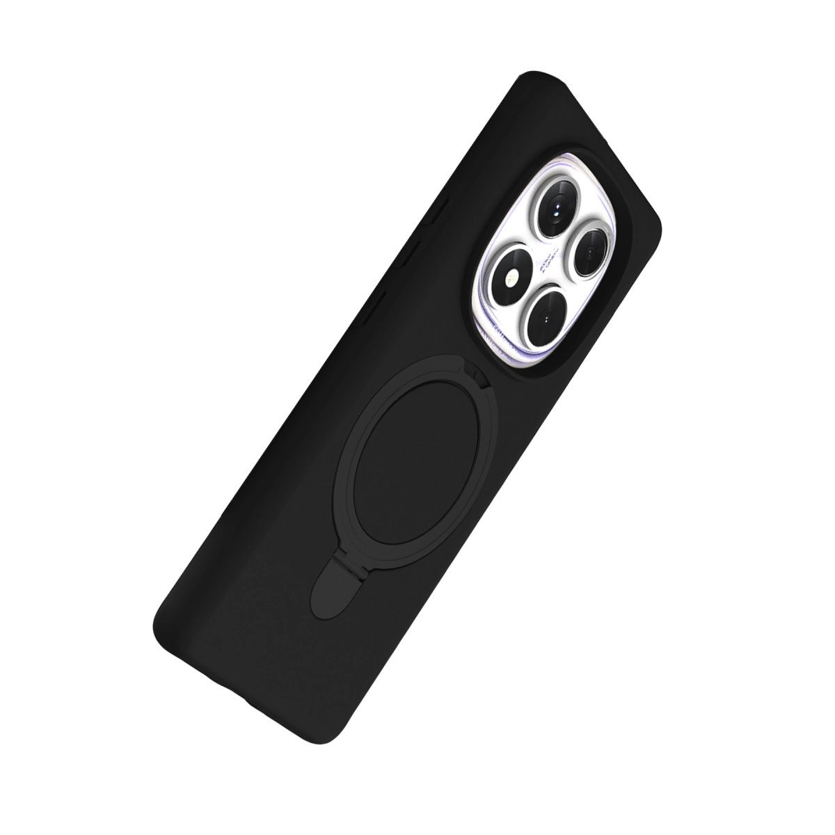 Xiaomi Redmi Note 14 Pro 4g Regal Magsafe Standlı Kapak - Siyah Xiaomi Redmi Note 14 Pro 4g Regal Magsafe Standlı Kapak - Siyah