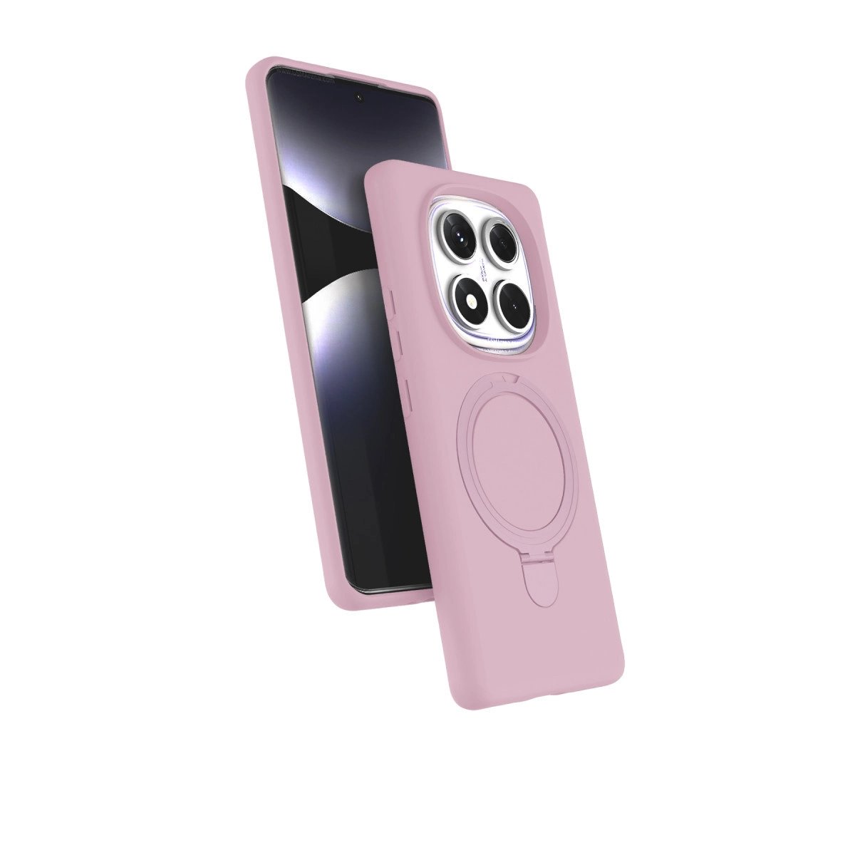 Xiaomi Redmi Note 14 Pro 5g Regal Magsafe Standlı Kapak - Açık Pembe Xiaomi Redmi Note 14 Pro 5g Regal Magsafe Standlı Kapak - Açık Pembe