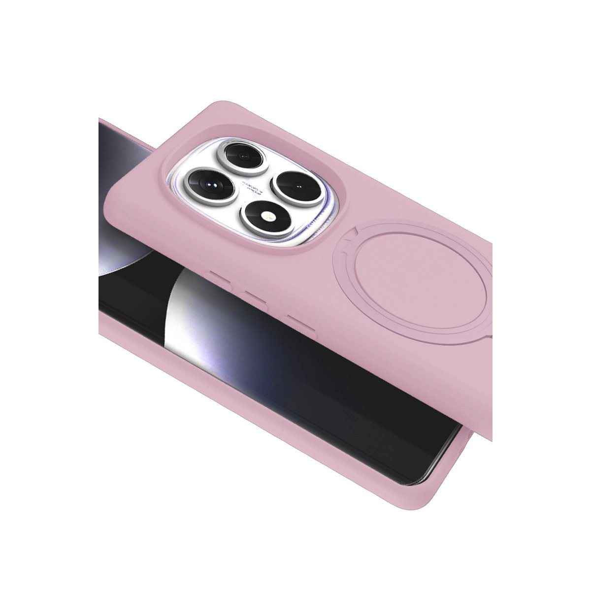 Xiaomi Redmi Note 14 Pro 5g Regal Magsafe Standlı Kapak - Açık Pembe Xiaomi Redmi Note 14 Pro 5g Regal Magsafe Standlı Kapak - Açık Pembe