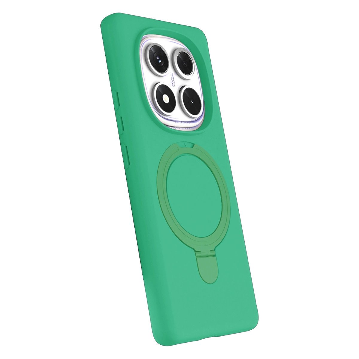 Xiaomi Redmi Note 14 Pro 5g Regal Magsafe Standlı Kapak - Yeşil Xiaomi Redmi Note 14 Pro 5g Regal Magsafe Standlı Kapak - Yeşil