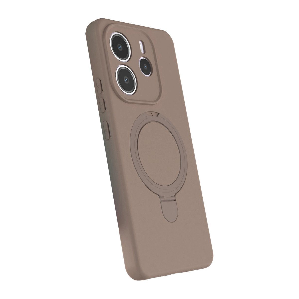 Xiaomi Redmi Note 14 4g Regal Magsafe Standlı Kapak - Çöl Titanyum Xiaomi Redmi Note 14 4g Regal Magsafe Standlı Kapak - Çöl Titanyum