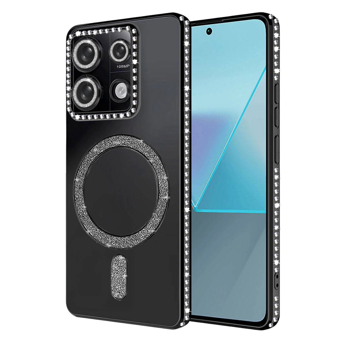 Xiaomi Redmi Note 13 Pro 4g Joke Simli Magneticsafe Kılıf - Siyah Xiaomi Redmi Note 13 Pro 4g Joke Simli Magneticsafe Kılıf - Siyah