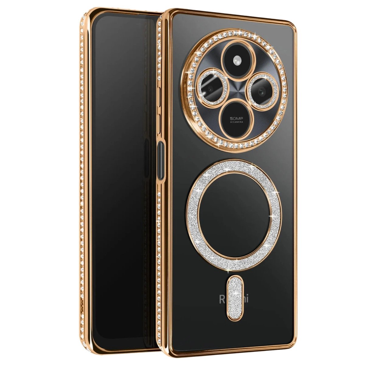 14c Joke Simli Magneticsafe Kılıf - Gold