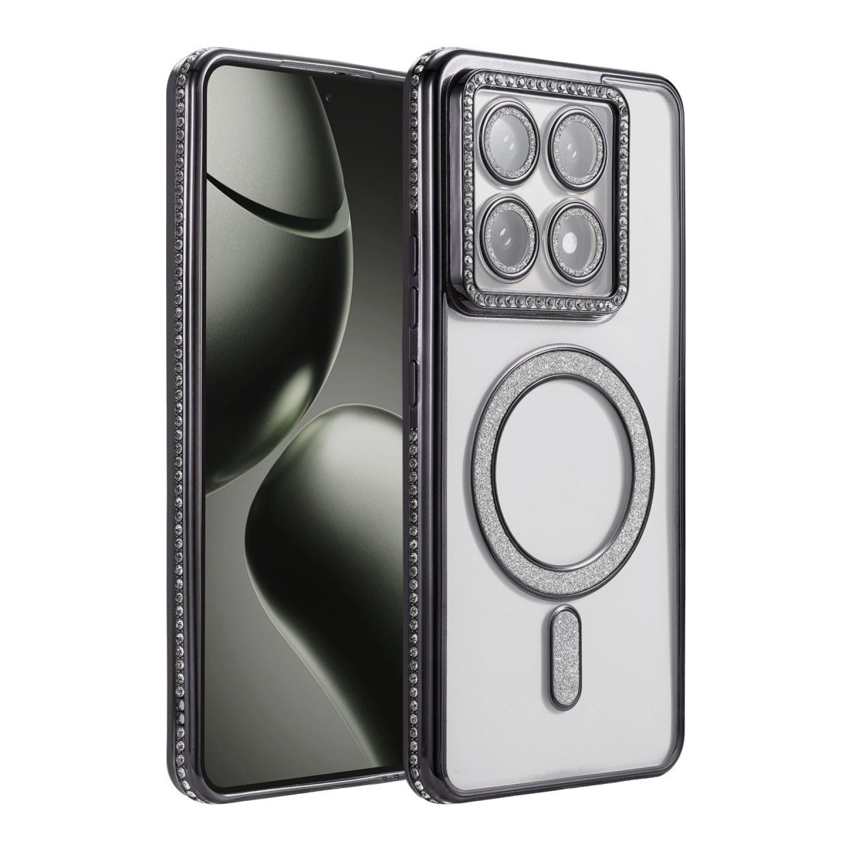 Xiaomi Mi 14t Pro Joke Simli Magneticsafe Kılıf - Siyah Xiaomi Mi 14t Pro Joke Simli Magneticsafe Kılıf - Siyah
