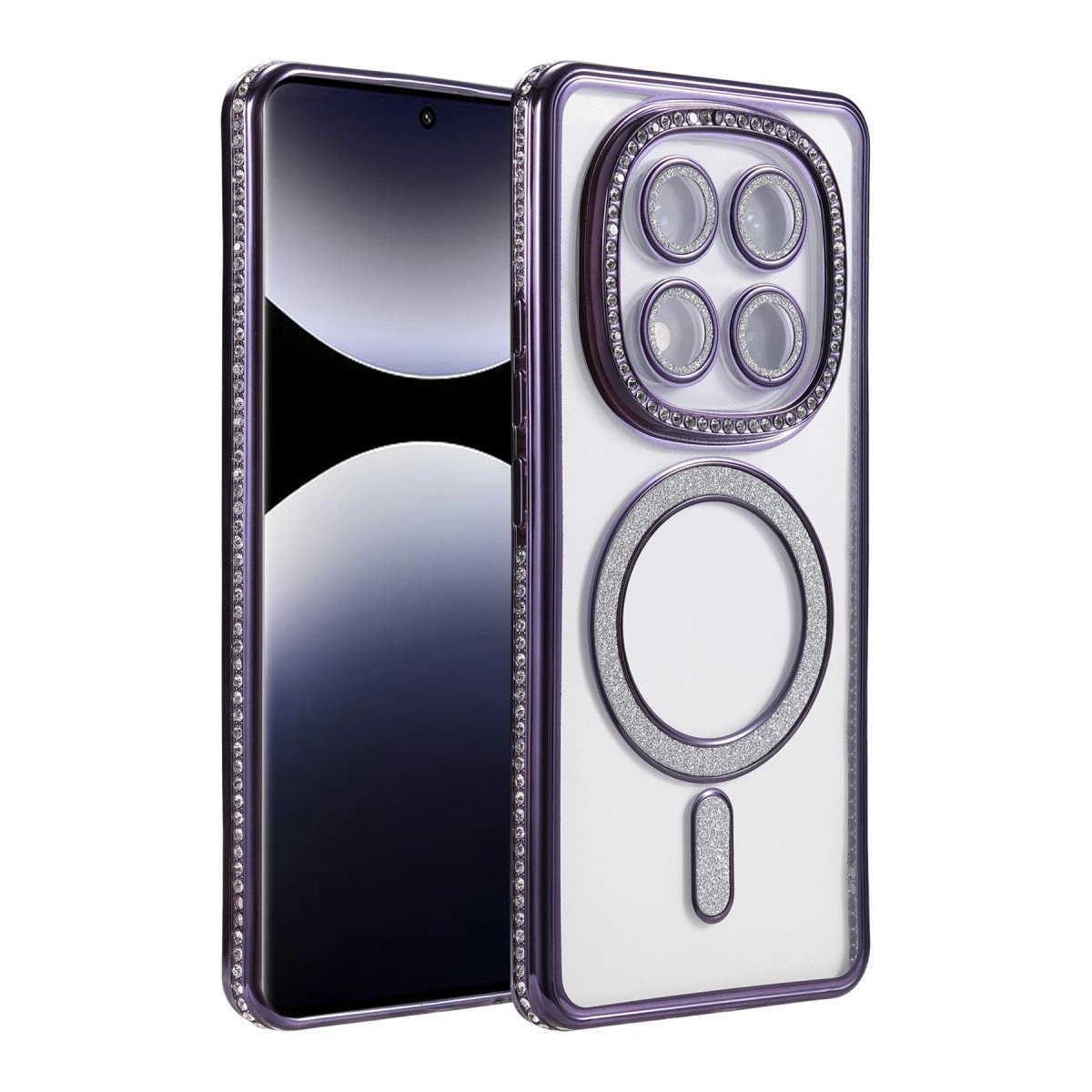 Xiaomi Redmi Note 14 Pro 4g Joke Simli Magneticsafe Kılıf - Derin Mor Xiaomi Redmi Note 14 Pro 4g Joke Simli Magneticsafe Kılıf - Derin Mor