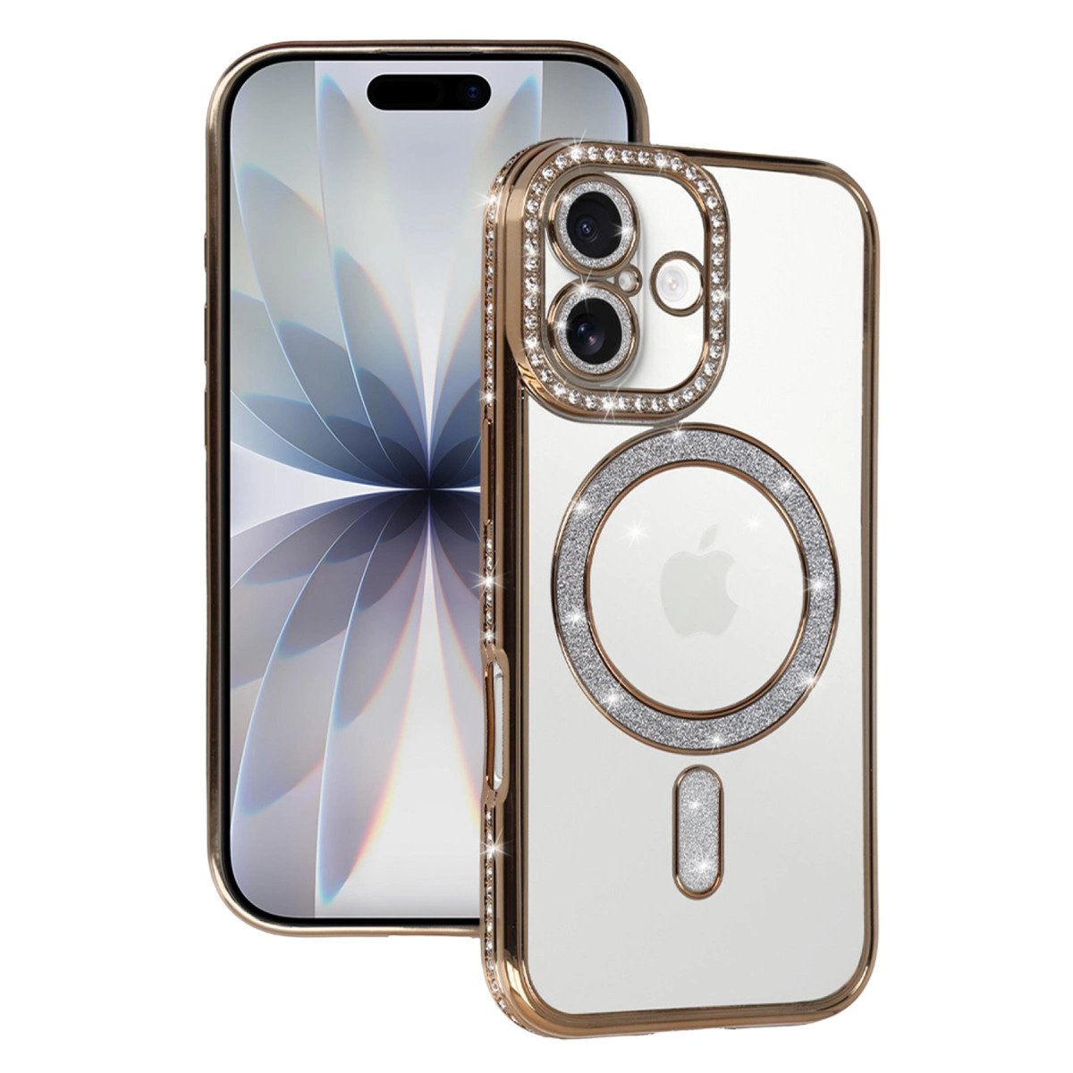 Apple İphone 17 Joke Simli Magneticsafe Kılıf - Gold Apple İphone 17 Joke Simli Magneticsafe Kılıf - Gold