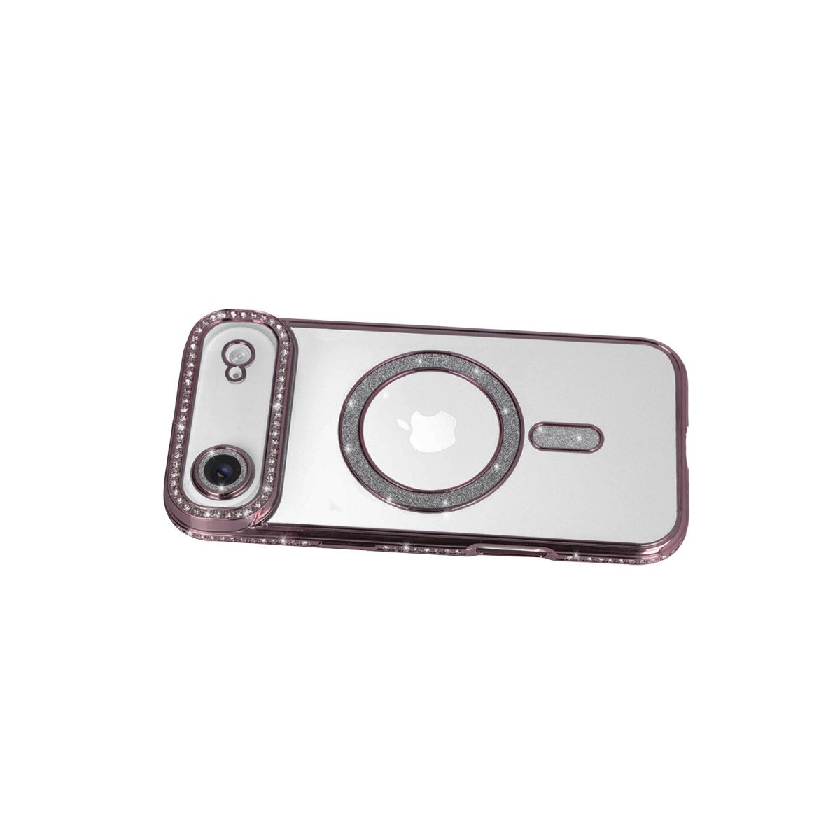 Apple İphone 17 Air Joke Simli Magneticsafe Kılıf - Pembe Apple İphone 17 Air Joke Simli Magneticsafe Kılıf - Pembe