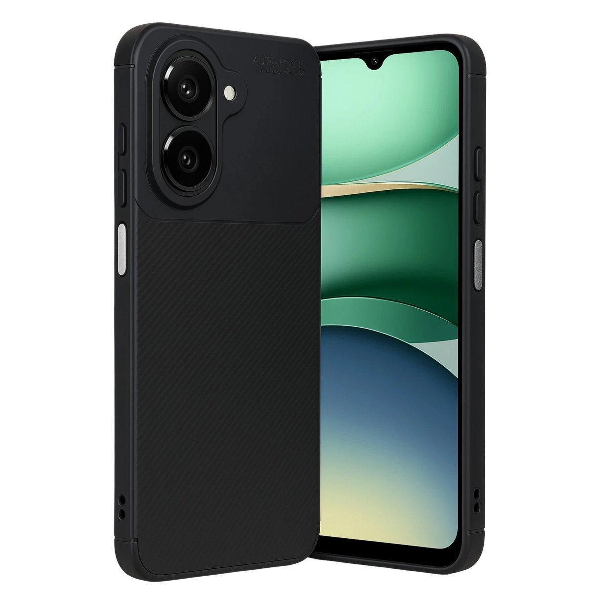 Samsung Galaxy A07 Auto Focus Karbon Kapak - Siyah