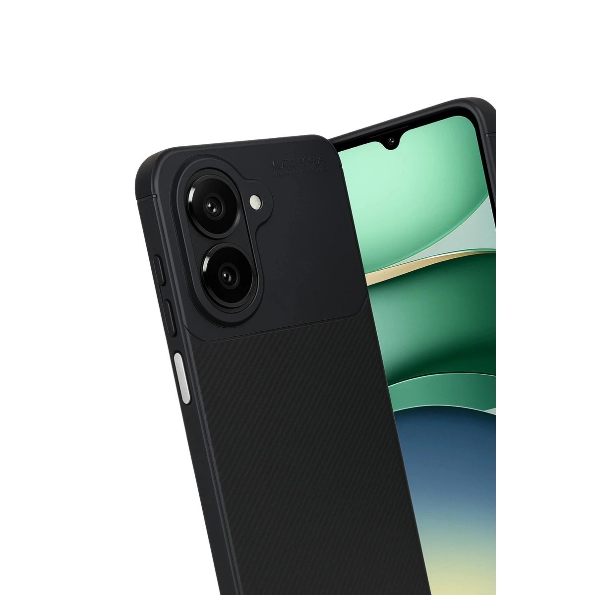 Samsung Galaxy A07 Auto Focus Karbon Kapak - Siyah