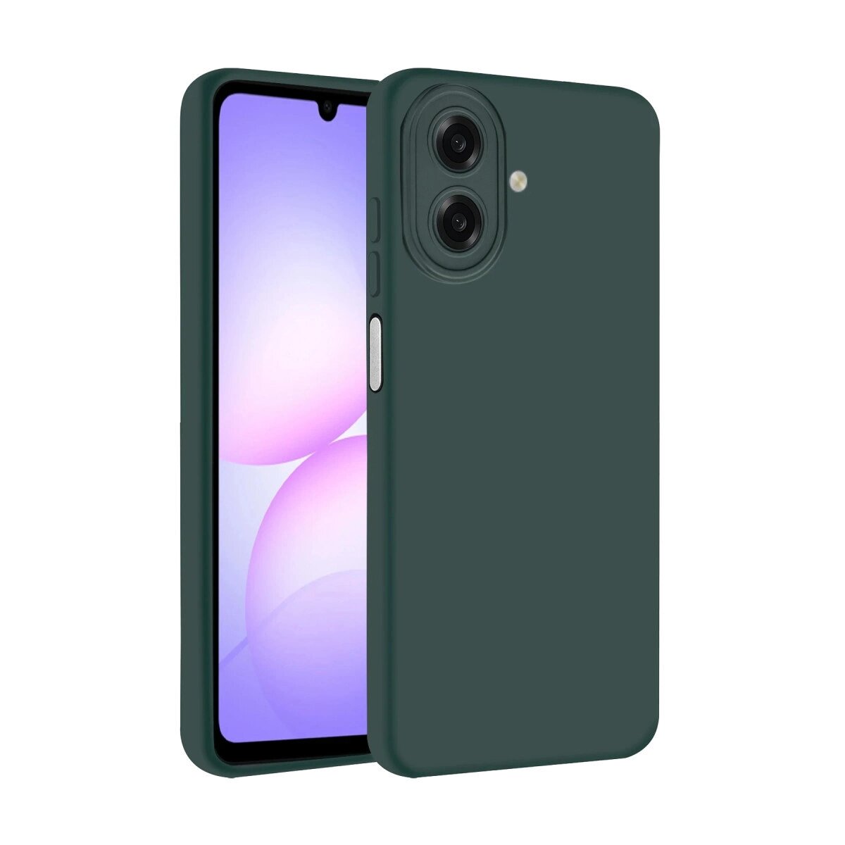Samsung Galaxy A07 First Silikon - Koyu Yeşil