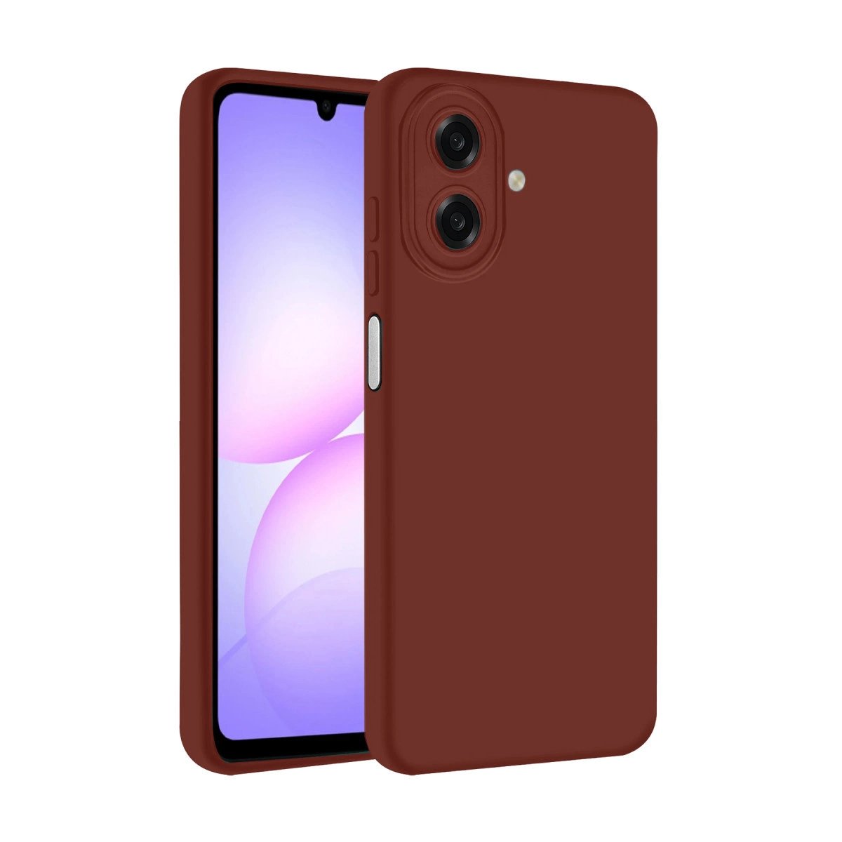 Samsung Galaxy A07 First Silikon - Bordo Samsung Galaxy A07 First Silikon - Bordo
