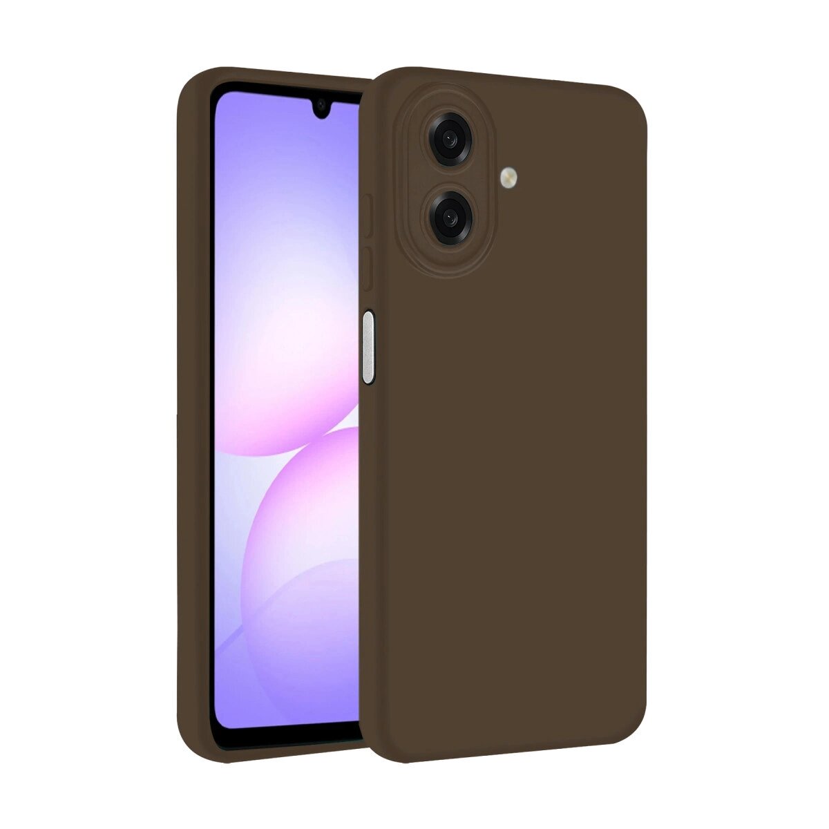Samsung Galaxy A07 First Silikon - Kahverengi Samsung Galaxy A07 First Silikon - Kahverengi