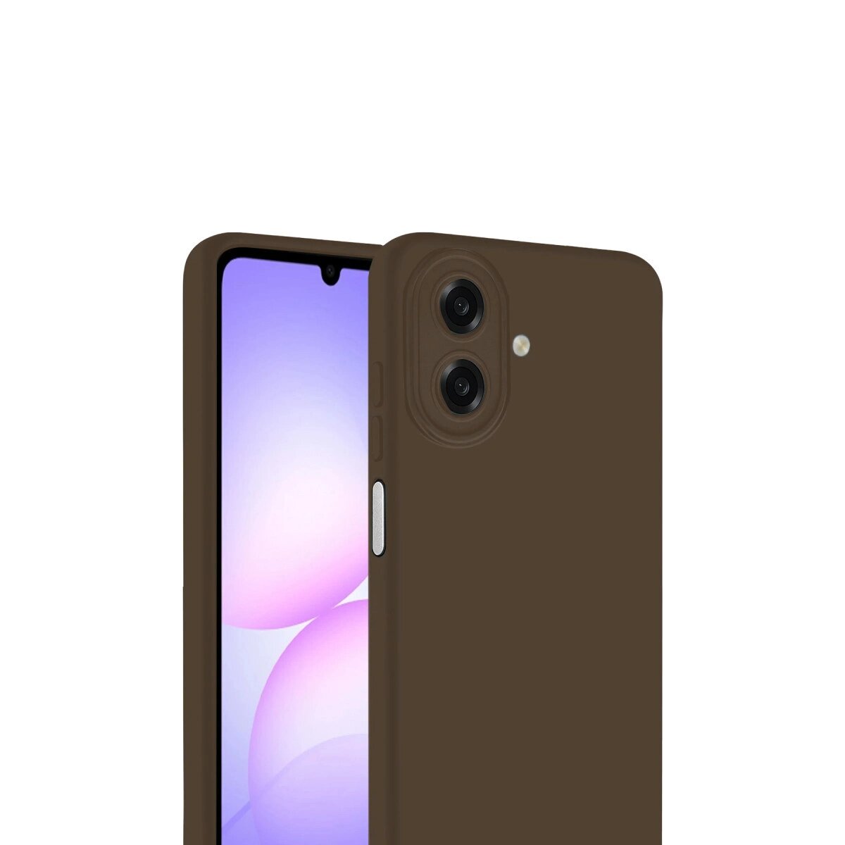 Samsung Galaxy A07 First Silikon - Kahverengi Samsung Galaxy A07 First Silikon - Kahverengi