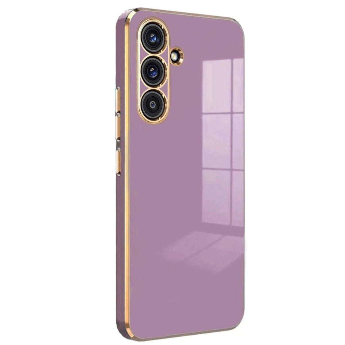 Samsung Galaxy S25 Fe Volet Silikon - Mor Samsung Galaxy S25 Fe Volet Silikon - Mor