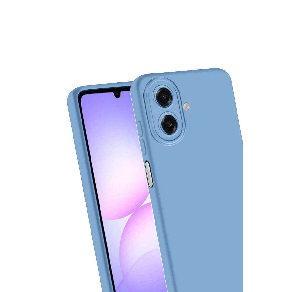 Samsung Galaxy A07 First Silikon - Mavi Samsung Galaxy A07 First Silikon - Mavi