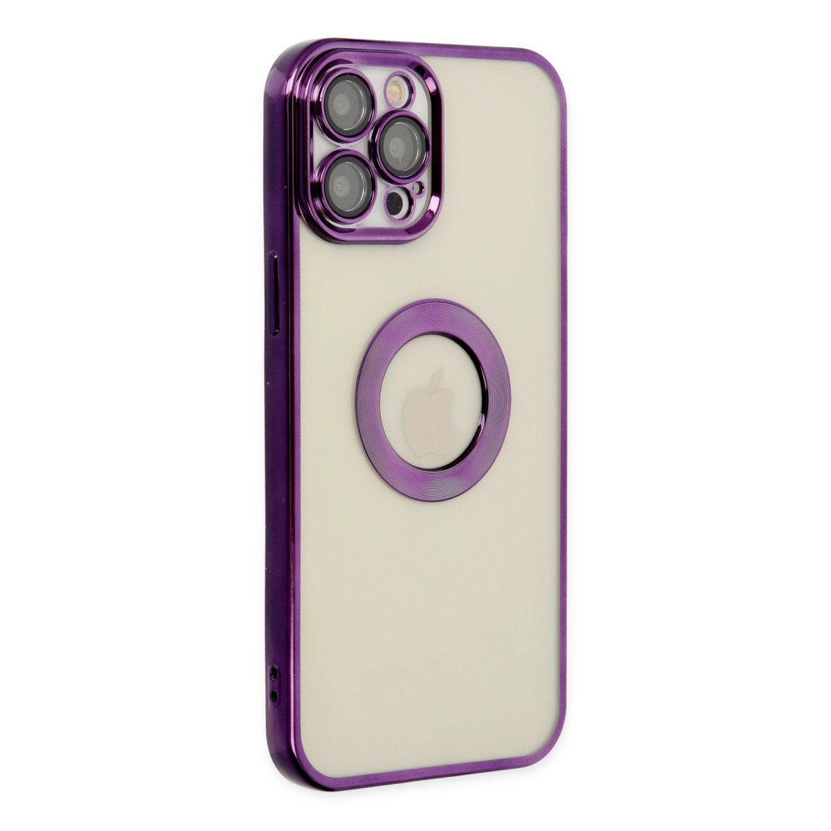 İphone 12 Pro Kılıf Slot Silikon - Mor İphone 12 Pro Kılıf Slot Silikon - Mor