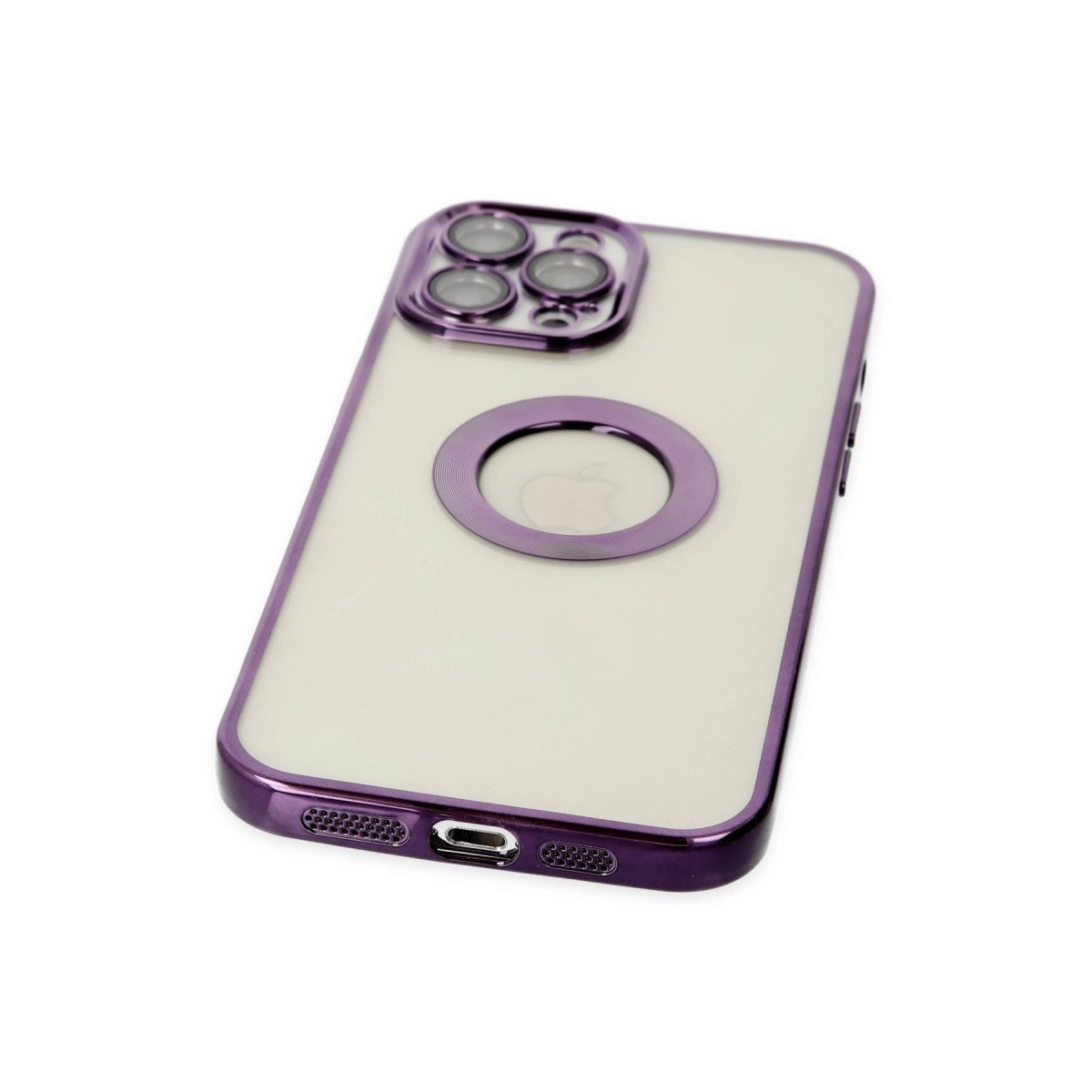 İphone 12 Pro Kılıf Slot Silikon - Mor İphone 12 Pro Kılıf Slot Silikon - Mor