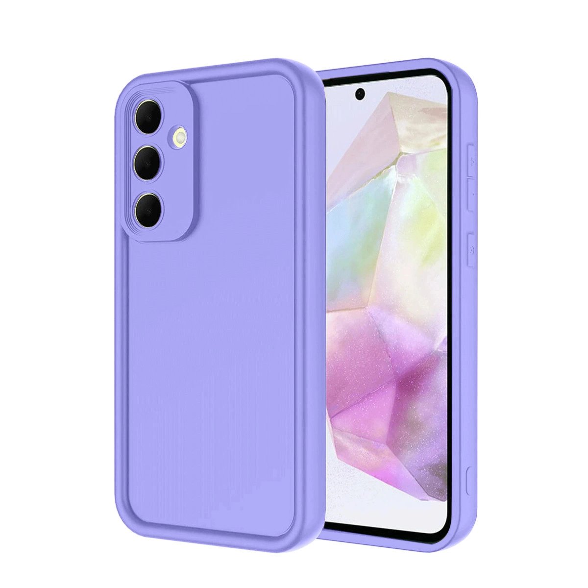 Samsung Galaxy A17 5g Viera Silikon - Lila Samsung Galaxy A17 5g Viera Silikon - Lila