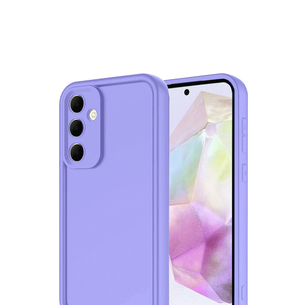 Samsung Galaxy A17 5g Viera Silikon - Lila Samsung Galaxy A17 5g Viera Silikon - Lila
