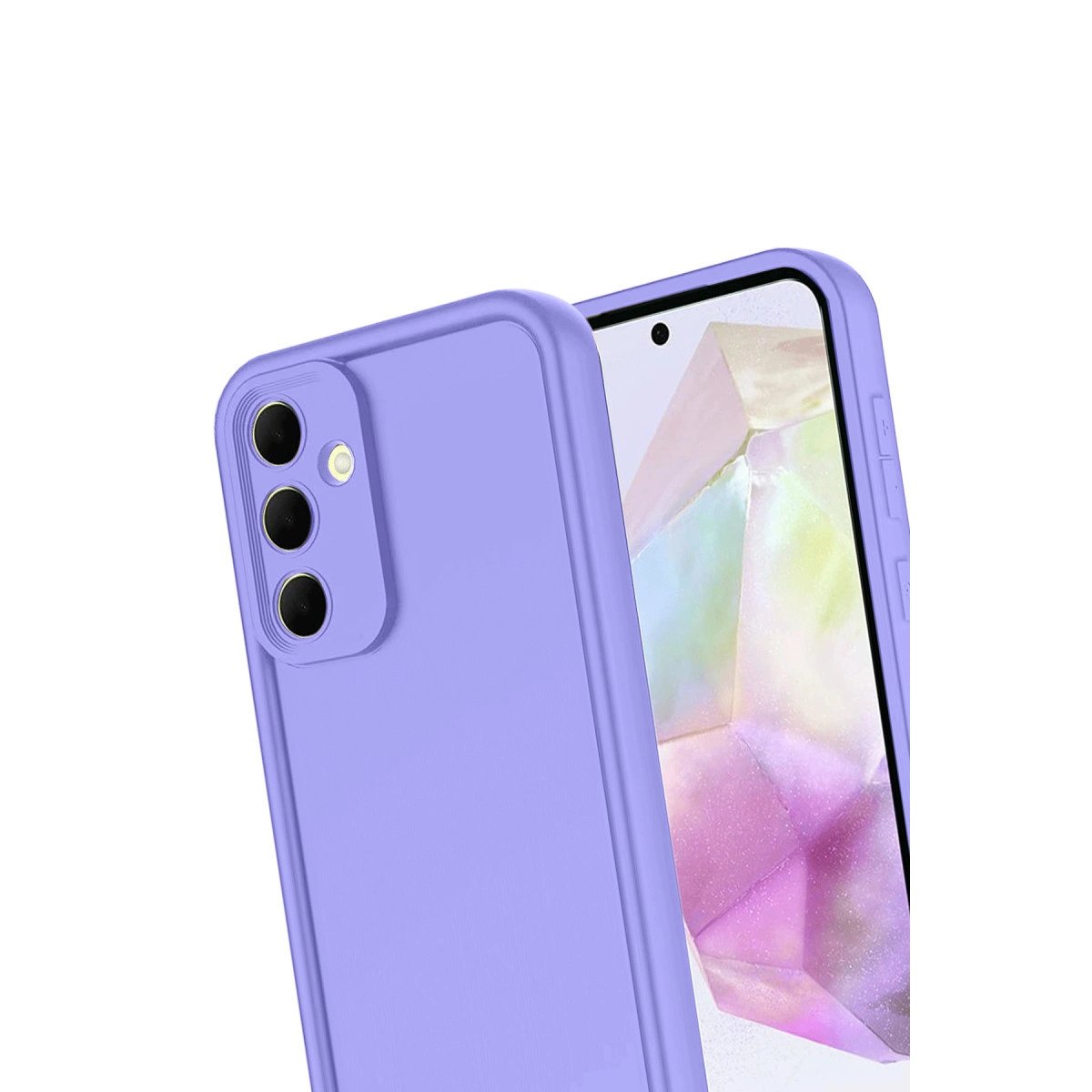 Samsung Galaxy A17 5g Viera Silikon - Lila Samsung Galaxy A17 5g Viera Silikon - Lila