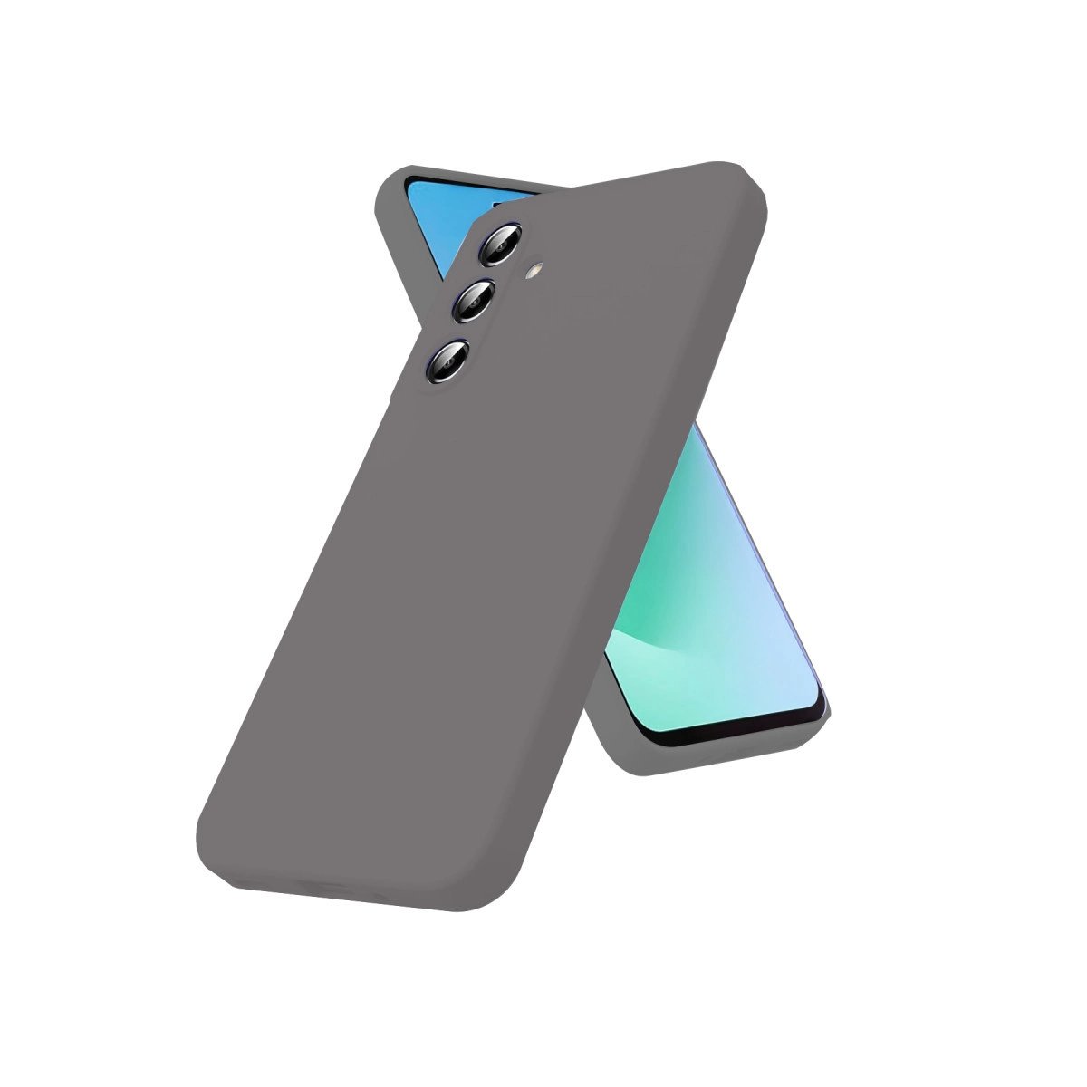 Samsung Galaxy S25 Fe First Silikon - Gri Samsung Galaxy S25 Fe First Silikon - Gri