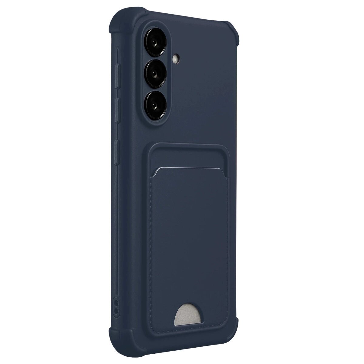 Samsung Galaxy A17 5g Kelvin Kartvizitli Silikon - Lacivert Samsung Galaxy A17 5g Kelvin Kartvizitli Silikon - Lacivert