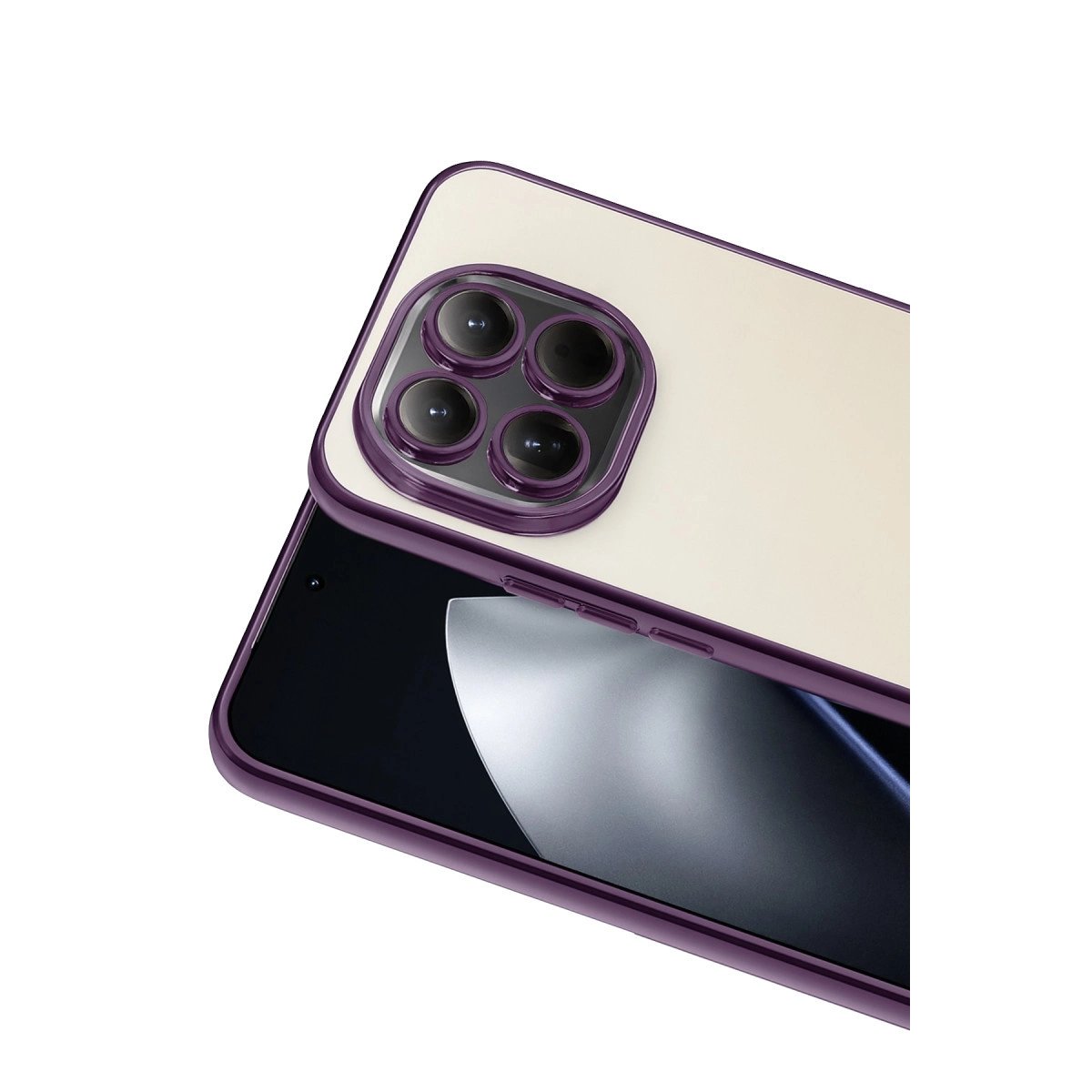 Xiaomi Mi 15 Razer Lensli Silikon - Mor Xiaomi Mi 15 Razer Lensli Silikon - Mor