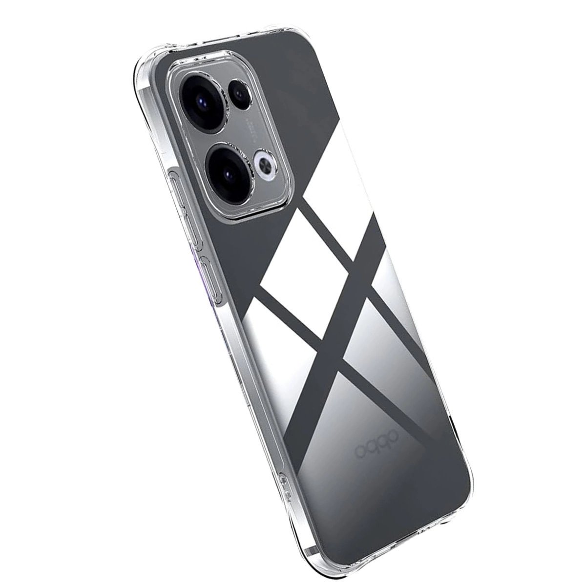 Oppo A6 Pro 4g Lüx Şeffaf Silikon - Şeffaf Oppo A6 Pro 4g Lüx Şeffaf Silikon - Şeffaf