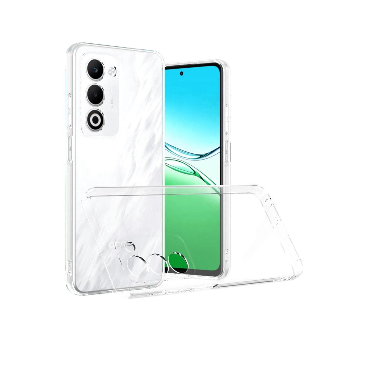 Oppo A5 4g Lüx Şeffaf Silikon - Şeffaf Oppo A5 4g Lüx Şeffaf Silikon - Şeffaf
