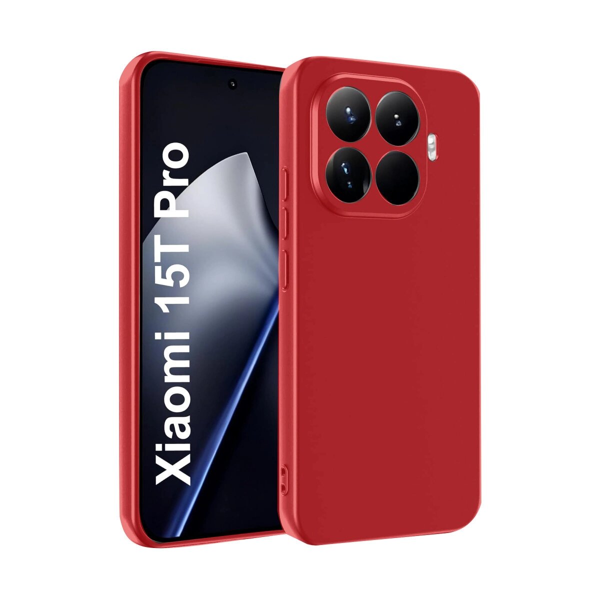 Xiaomi Mi 15t Pro First Silikon - Kırmızı Xiaomi Mi 15t Pro First Silikon - Kırmızı