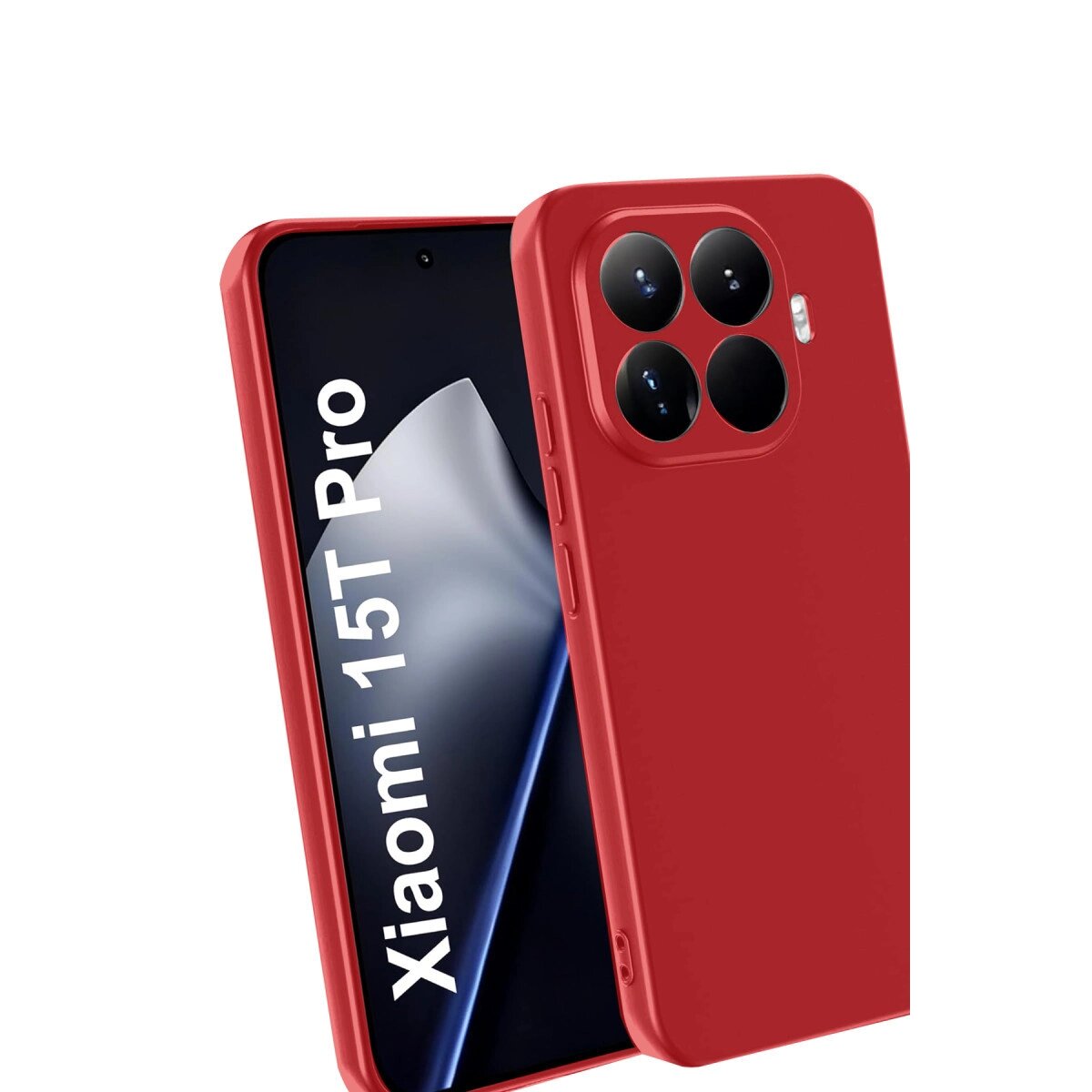 Xiaomi Mi 15t Pro First Silikon - Kırmızı Xiaomi Mi 15t Pro First Silikon - Kırmızı